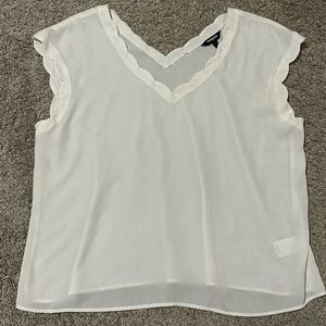 Express scalloped collar shirt. Size XL. Never worn.